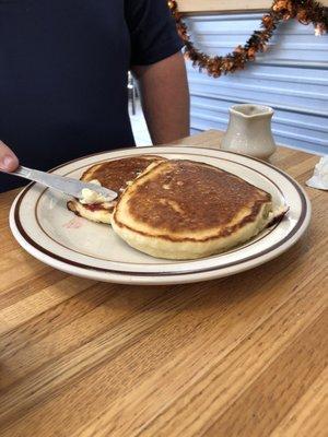 Raspberry pancakes