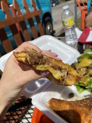 Oxtail grilled cheese