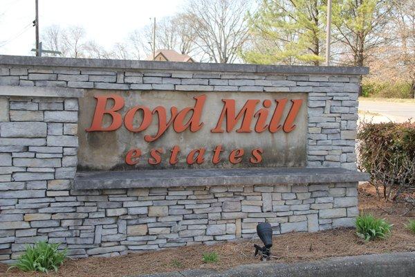 Wanna live in Boyd Mill Estates? Call me... 615.400.8027