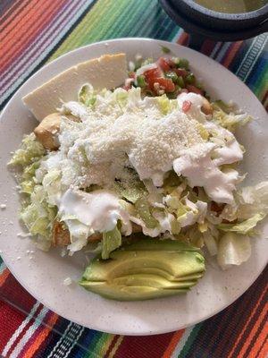 Tacos Dorados de Pollo con todo