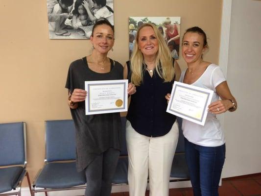 With CEO and Founder of The Shepherd Method, Dr. Katie Shepherd, receiving our certication after completion of extensive training in West Pa