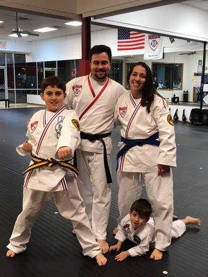 After a recent promotional event - we value all of our families that train together!