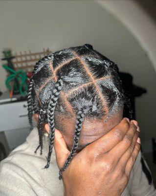 Men's Jumbo Box Braids