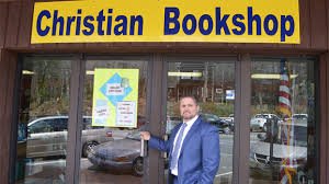 Pastor Shane Jackson at The Christian Bookshop