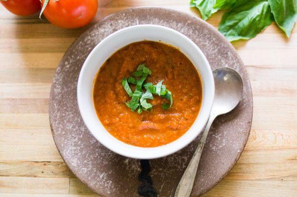 Balsamic Tomato Basi Soup