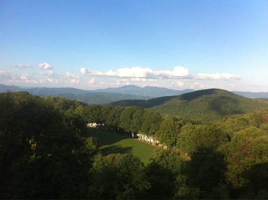 View from clubhouse balcony.