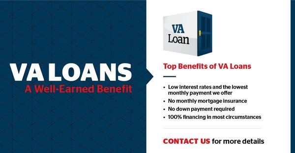 Almost no other loan can offer $0 down. VA loans give other exclusive benefits to veterans and those serving.