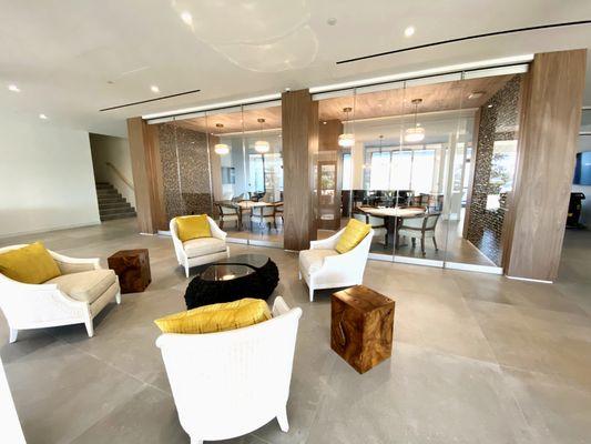 Condominium lobby design (Commercial, Multifamily)