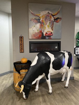 Fun cow decor!