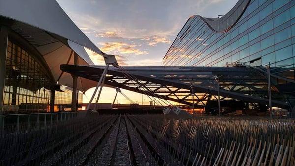 The Award Winning Denver International Airport Terminal Transit Project.