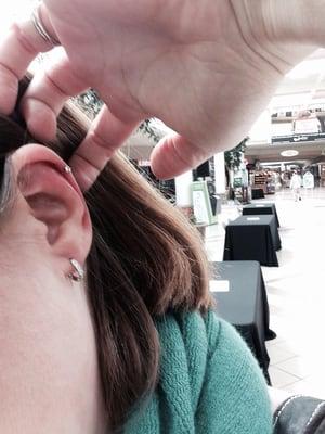 Got my first ever cartilage piercing. Suzanna took great care of me.