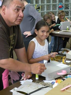 Crafts during the Summer Reading Program.