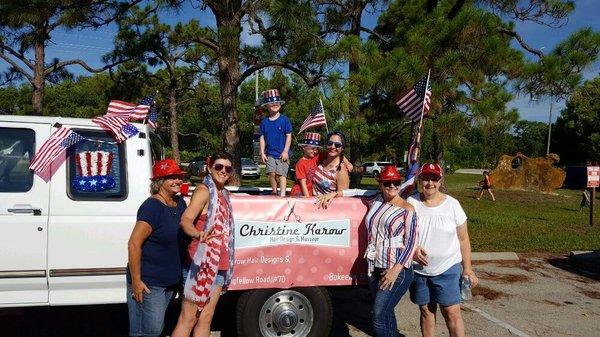 We had a gr8 time in the parade on Pine Island