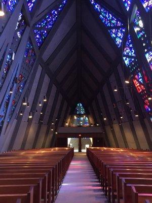 Inside the sanctuary