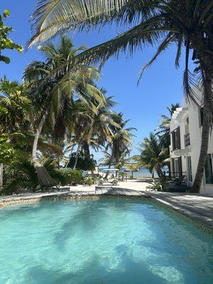 Pool side