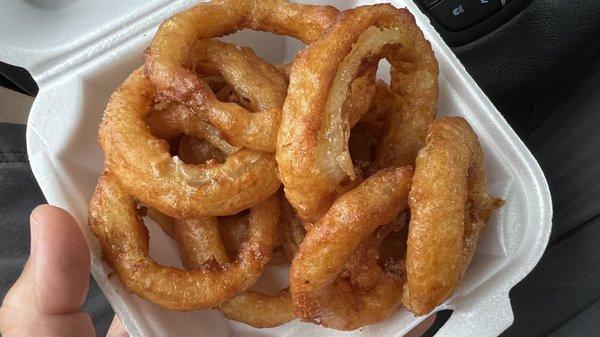 solid onion rings