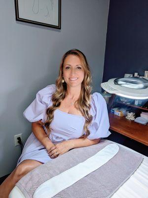 Christy, owner and aesthetician