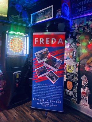 Celebrating Freda.   Thank you to all who were able to make it!!