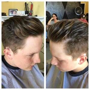 Men's cut by Brandi Hardison