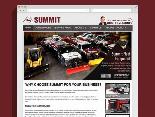 Snow Removal Company Website - New York