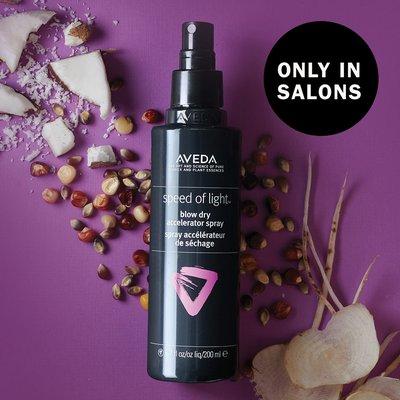 Check out Aveda's new blow dry accelerator, available only in salons until December 2018!