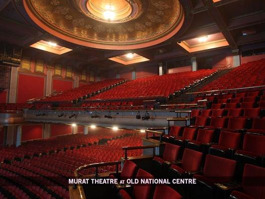 The Murat Theatre at Old National Centre houses some Broadway in Indianapolis productions each season.