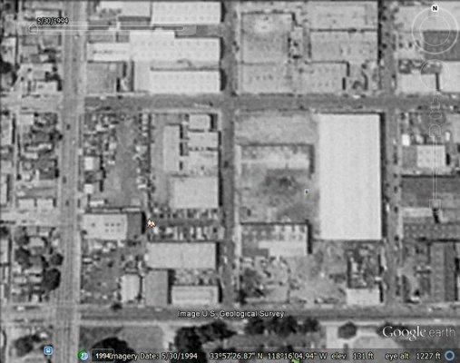 Overhead view of our original location at 8800 s. San Pedro 1987 till early 2000's