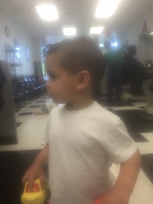 Best hair cut my 2 year old ever had!