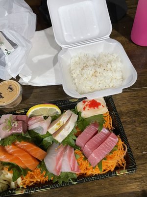 They gave rice instead of Spicy Tuna Roll.