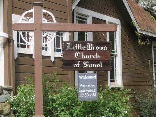 Little Brown Church of Sunol, CA