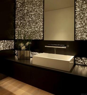 Contemporary vanity area