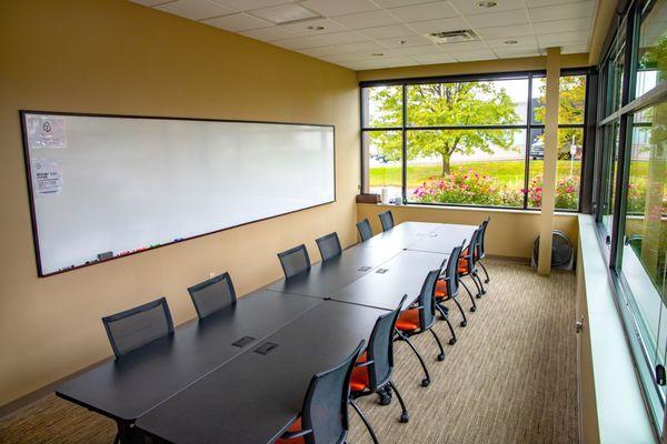 Private conference room for client or team meetings