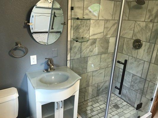 Custom bathroom remodel