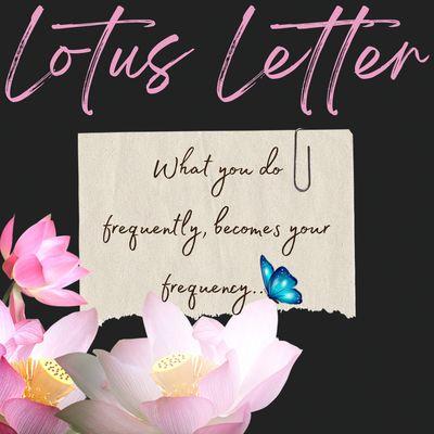 Motivation Lotus Letter.