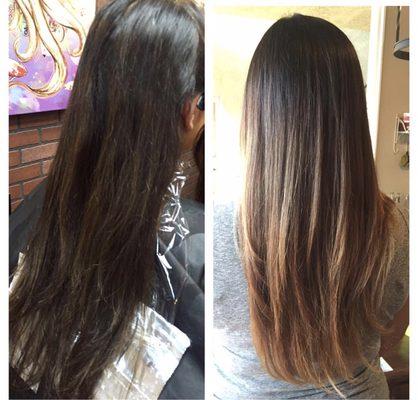 Balayage highlight