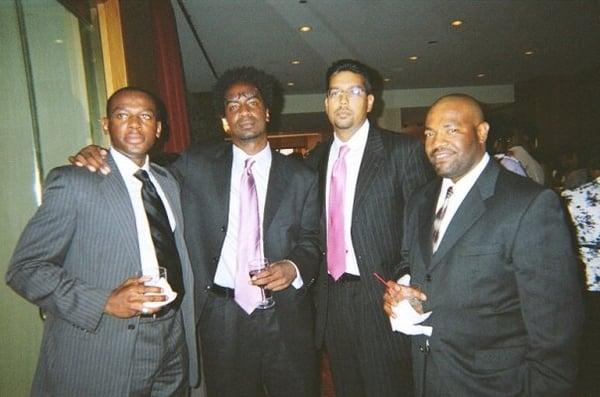 Attorney Ben Frimpong, Yusef Wilson, real estate attorney Ranj Mohip, Melvin Jarrett