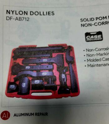 Dent fix nylon dollies