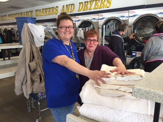 Our friendly attendants are here to assist you and help make your laundry day a pleasure!