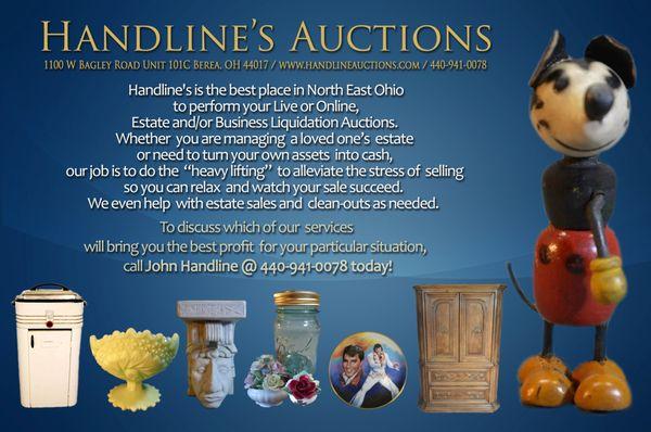 Handline's Auction Flyer