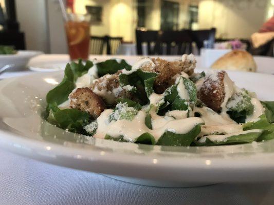 The Cesar salad