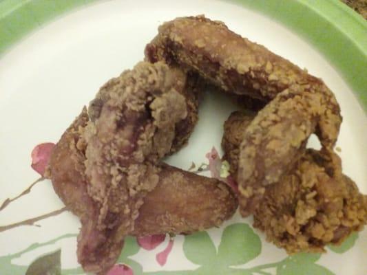 Fried wings...yeah...they did that..