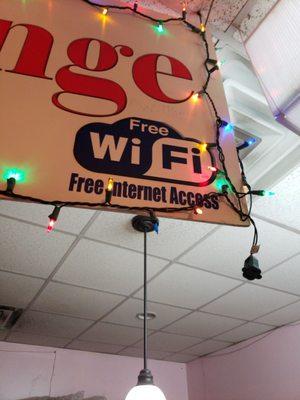 Free wi-fi here! (Did not test it)