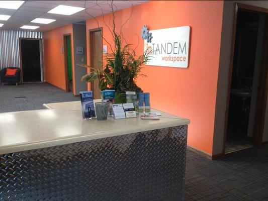 Welcome to the inTANDEM workspace.The 4th coworking space located in rural Iowa. We offer daily drop ins as well as memberships and offices