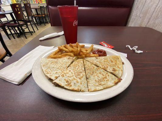 Steak Quesadilla, yummy!