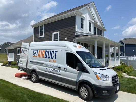 AirDuct Clean / Cleaning Air Ducts for one of our many happy clients.