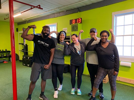 Our morning crew loves getting their workout in early before their work day!