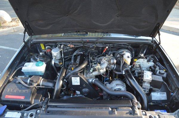 Car Image took great care of protecting the engine compartment from any overspray or sanding dust. As you can see, everything looks OEM.