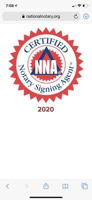 NSA, insured, bonded, background checked by NNA