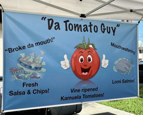 Da Tomato Guy is at the KCC and Kakaako Farmers Markets every Saturday