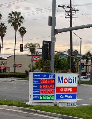 2022 gas prices in March